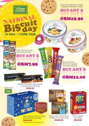 Village Grocer Biscuit Day Sale | May 2026 flyer cover