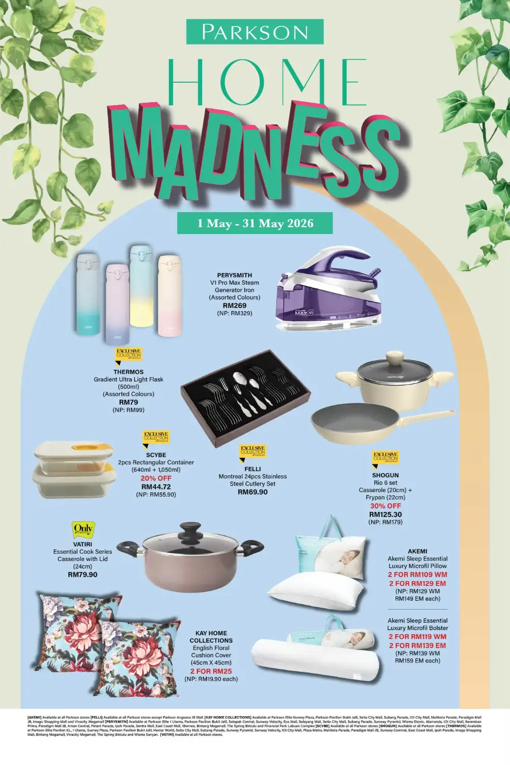 Parkson Home Madness Sale 30% OFF | May 2026 page 1
