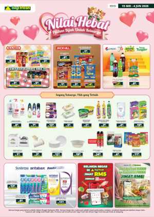 Segi Fresh Nilai Hebat Promo RM5 OFF | June 2026 flyer cover