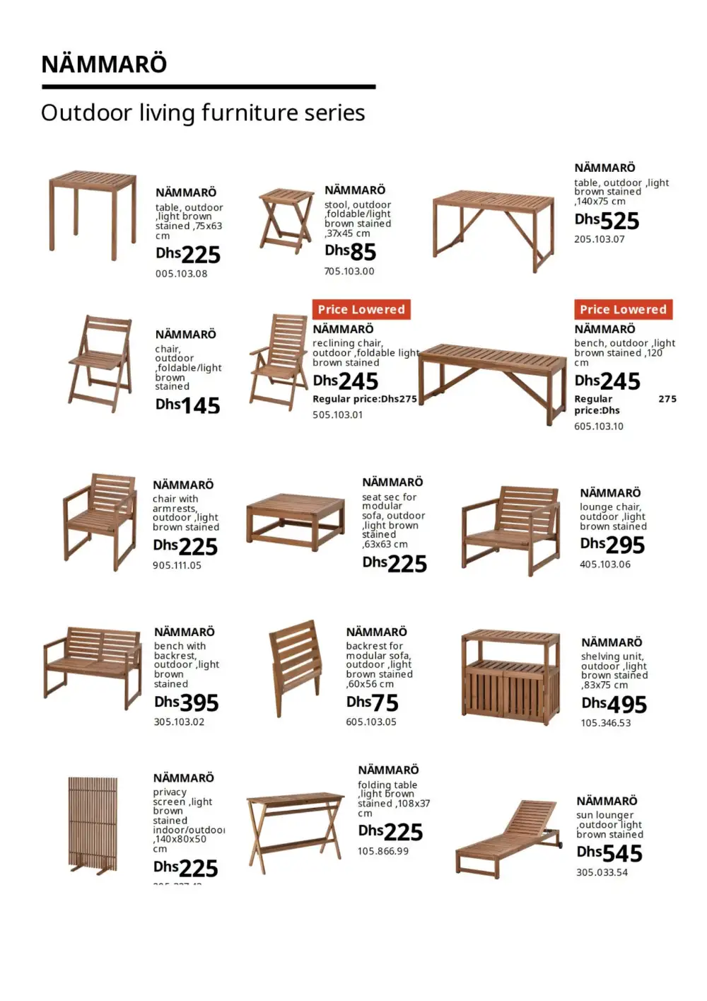 IKEA Outdoor Sale - Patio Sets from Dhs 125 | 2026 page 9