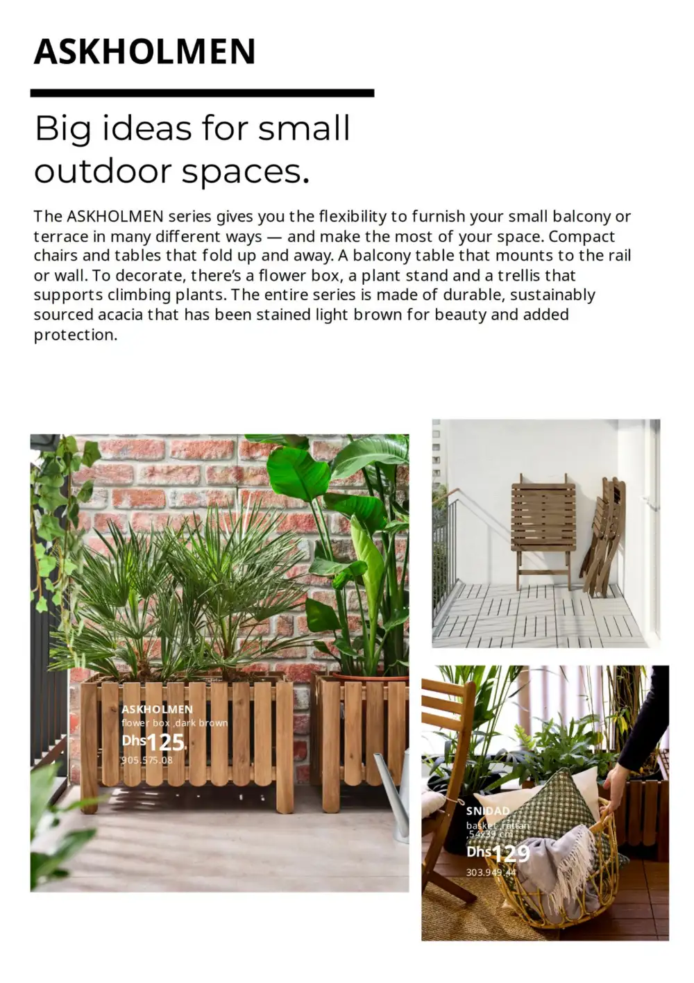 IKEA Outdoor Sale - Patio Sets from Dhs 125 | 2026 page 15