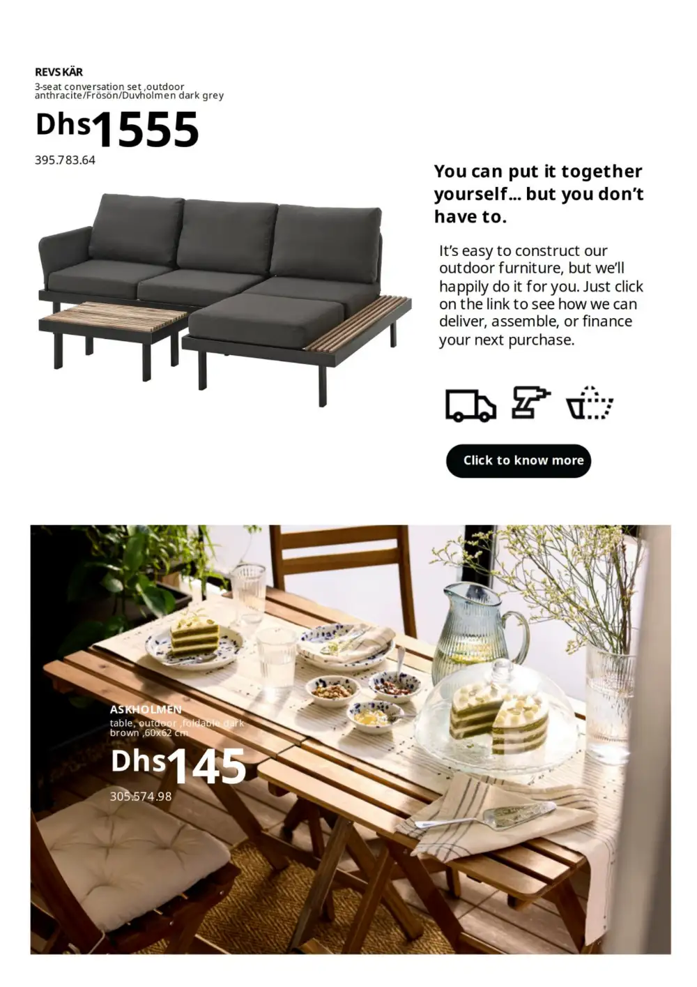 IKEA Outdoor Sale - Patio Sets from Dhs 125 | 2026 page 21
