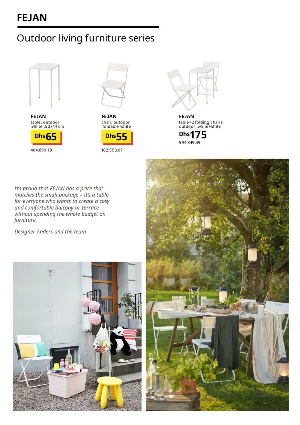 IKEA Outdoor Sale - Patio Sets from Dhs 125 | 2026 page 33