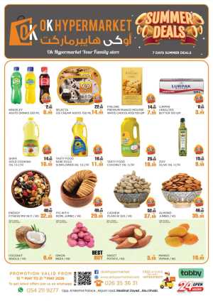 OK Hypermarket Summer Deals Max 50% Off | May 2026 flyer cover