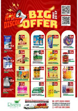 Riviera Supermarket Big Offer Deals | May 2026 flyer cover