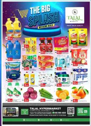 Talal Market Big Splash Deals 50% Off | May 2026 flyer cover