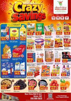 Mark & Save Crazy Savings 60% Off | May 2026 flyer cover
