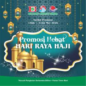 Billion Hari Raya Haji Great Promo | May 2026 flyer cover