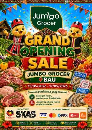 Jumbo Grocer Grand Opening Sale | May 2026 flyer cover