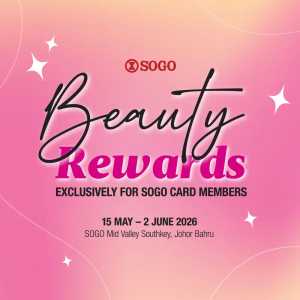 SOGO Beauty Rewards Members Special | May 2026 flyer cover