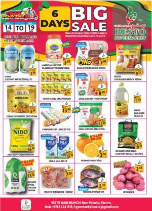 Besto Big Sale: Up to 43% Off | May 2026 flyer cover