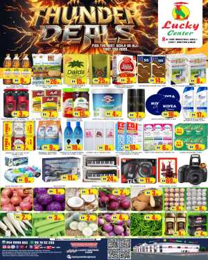 Lucky Center Thunder Deals | May 2026 flyer cover