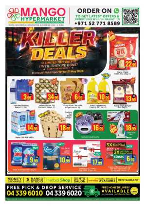 Mango Hypermarket Al Quoz Killer Deals | May 2026 flyer cover