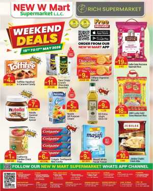 NEW W Mart Weekend Deals Up to 50% Off | May 2026 flyer cover