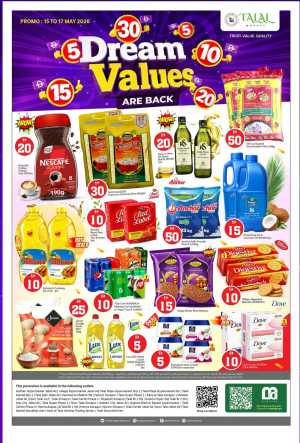 alal Market Dream Values Sale Up to 50% Off | May 2026 flyer cover