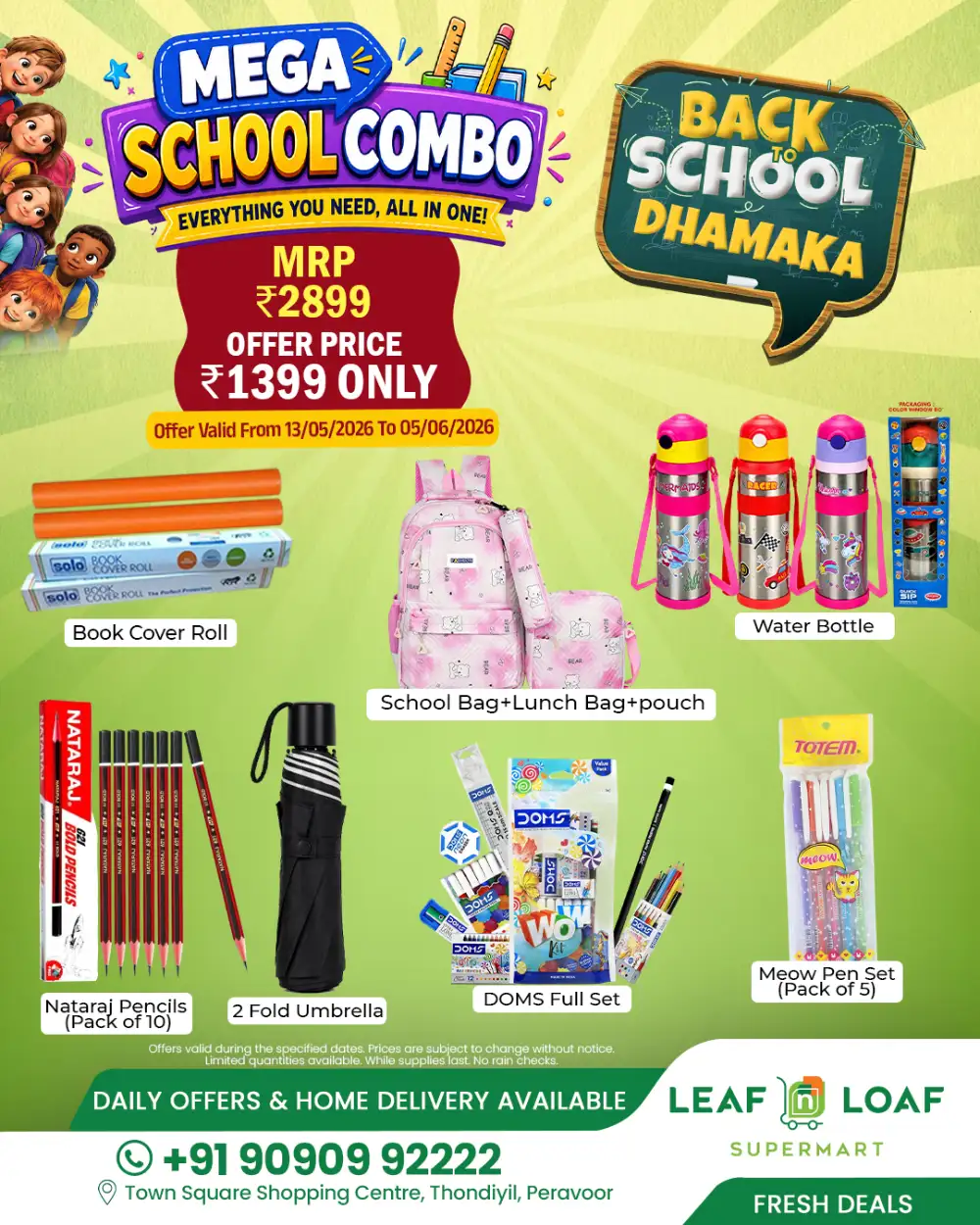 Leaf N Loaf Mega School Combo: 50% Off | May 2026 page 1