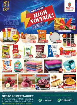 Nesto High Voltage Offer - Up to 55% Off | May 2026 flyer cover