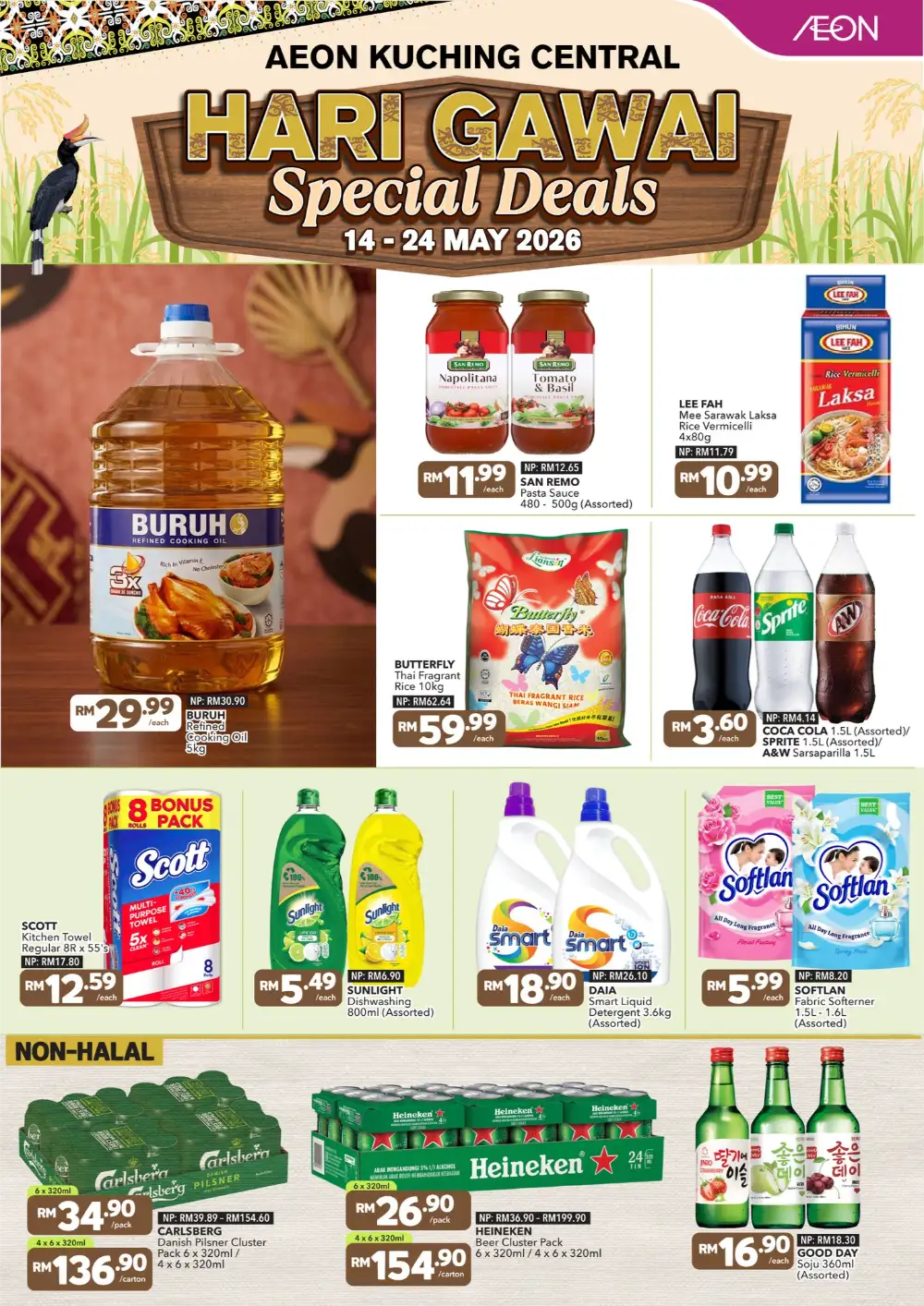AEON Kuching Hari Gawai Deals Save Up to 25% | May 2026 page 2