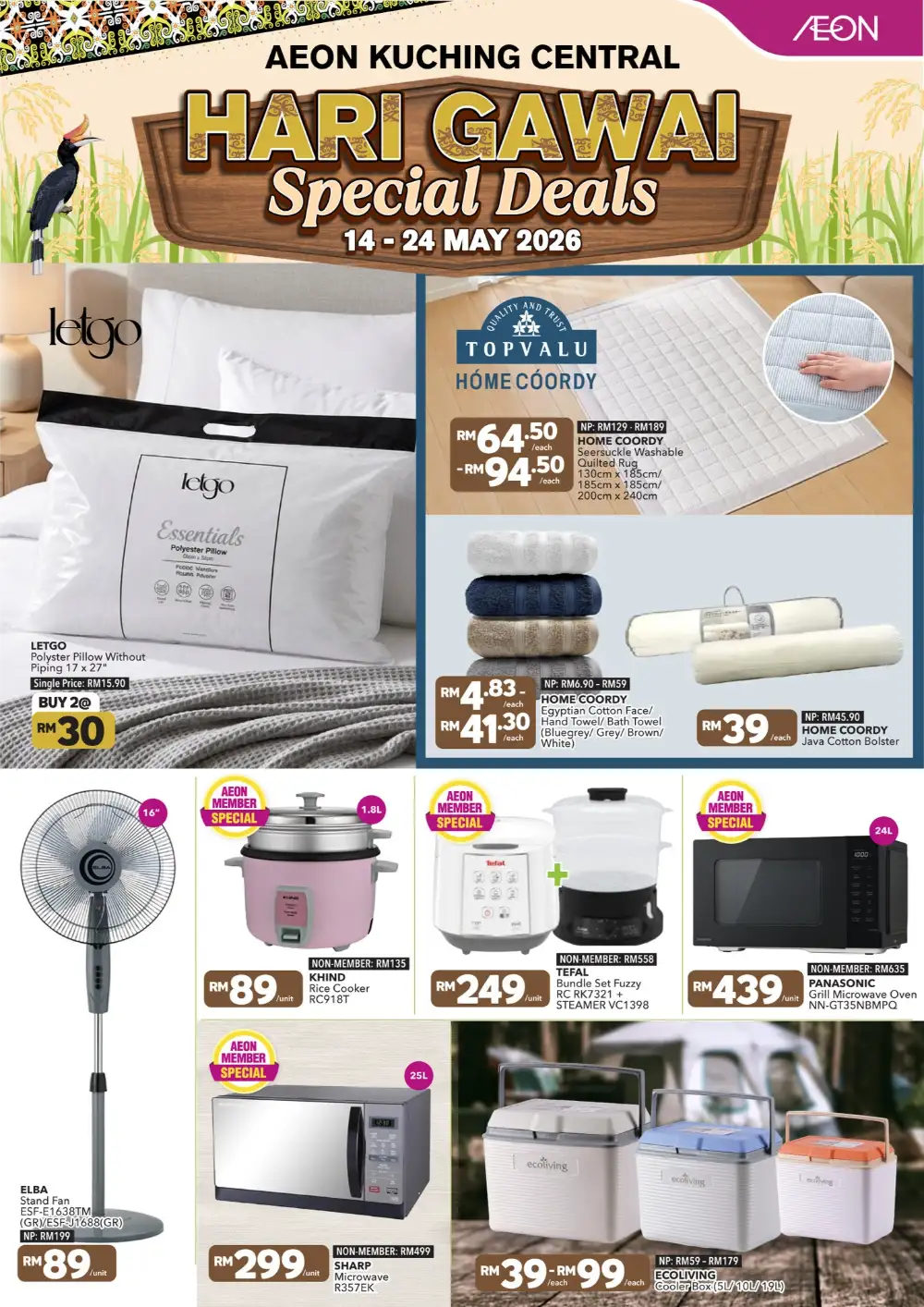 AEON Kuching Hari Gawai Deals Save Up to 25% | May 2026 page 4