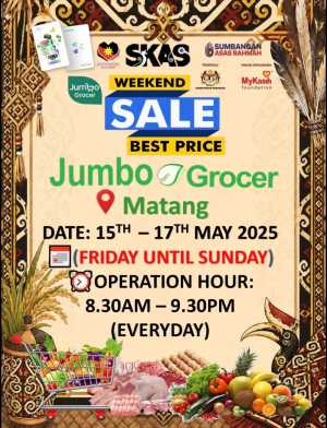 Jumbo Grocer Matang Weekend Sale: Best Price | May 2026 flyer cover