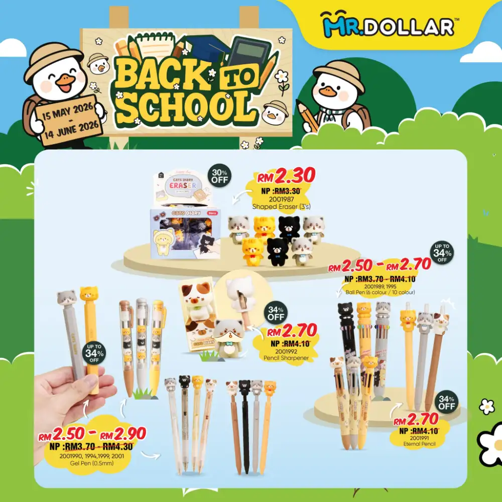 MR.DOLLAR Back to School Sale: Up to 35% Off | May 2026 page 1