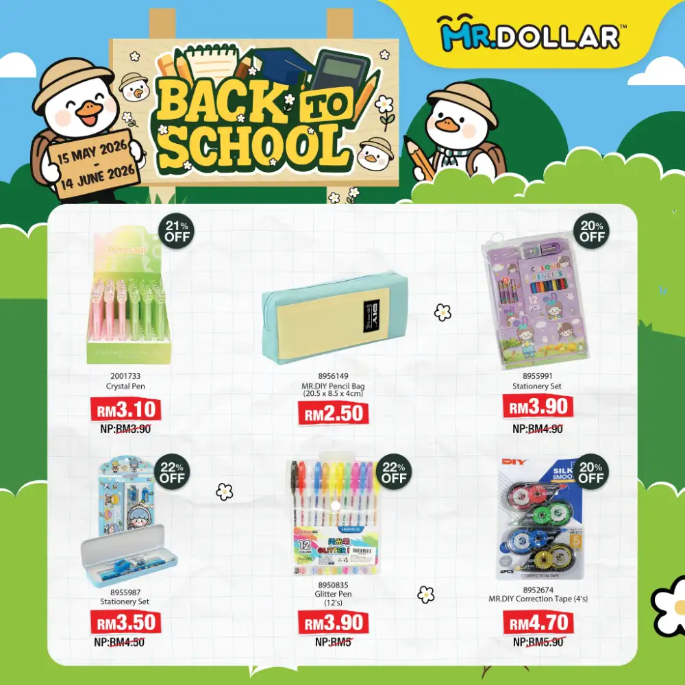 MR.DOLLAR Back to School Sale: Up to 35% Off | May 2026 page 3