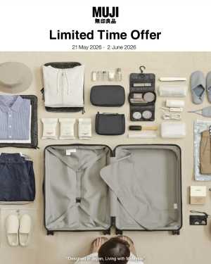 MUJI Limited Time Offer | Save Up to 20% | May 2026 flyer cover