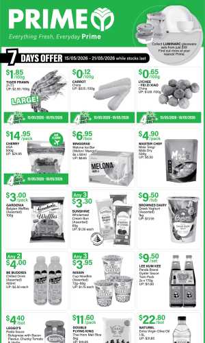 Prime Supermarket 7 Days Offer - Up to 40% Off | May 2026 flyer cover