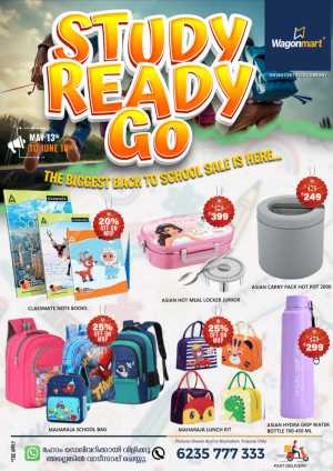 Wagonmart Back to School Sale - Up to 50% Off | May 2026 flyer cover