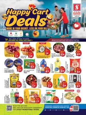 Safari Happy Cart Deals Up to 65% Off | May 2026 flyer cover