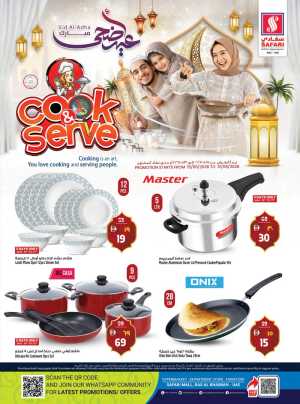 Safari Cook & Serve Deals Up to 65% Off | May 2026 flyer cover