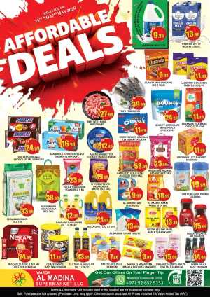Al Madina Warqa Weekend Deals flyer cover
