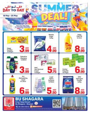 Day To Day Bu Shagara Summer Deal | May 2026 flyer cover