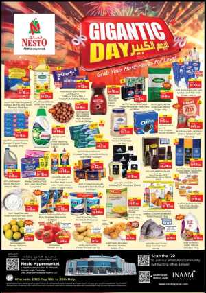 Nesto Gigantic Day Offer | May 2026 flyer cover