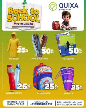 Back to school flyer cover