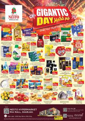 Nesto MIA Mall Gigantic Day Offers | May 2026 flyer cover