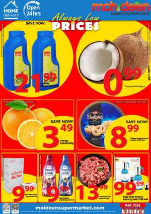 Moideen Supermarket Weekly Offers | May 18 - 20, 2026 flyer cover