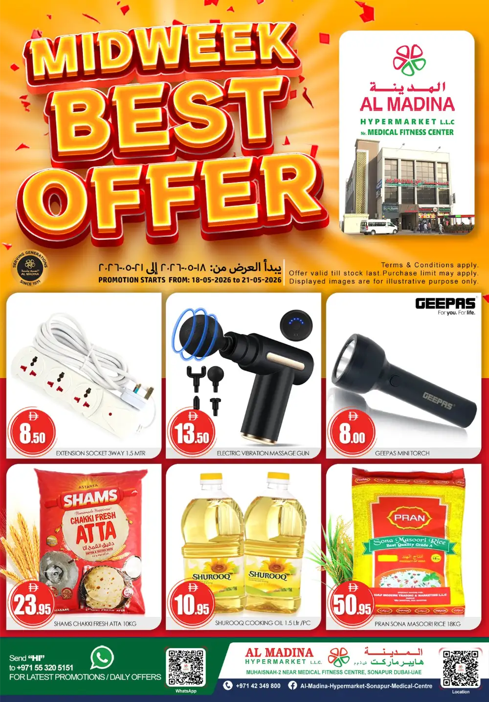 Al Madina Midweek Best Offer | 18-21 May 2026 page 1