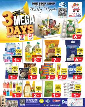 3 Mega Days Supermarket Sale | Offers Valid 19 - 21 May flyer cover