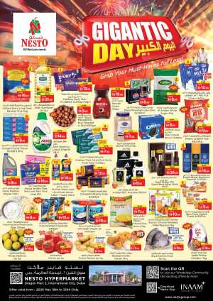 Nesto Hypermarket Gigantic Day Offers | May 18 - 20 flyer cover