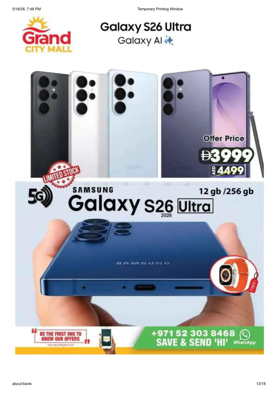 Grand City Mall Flying Deals | Offers Valid Till May 21 page 13