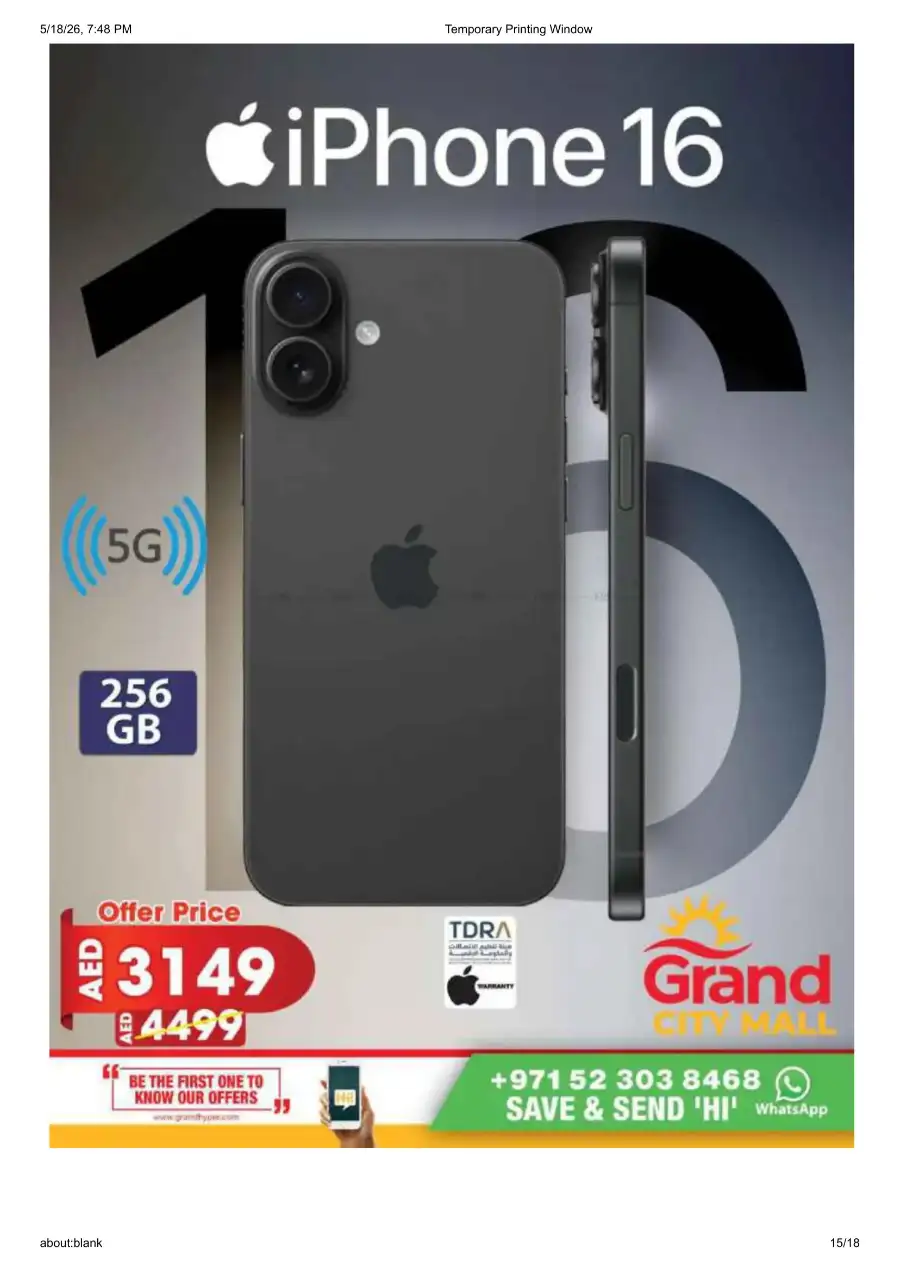 Grand City Mall Flying Deals | Offers Valid Till May 21 page 15