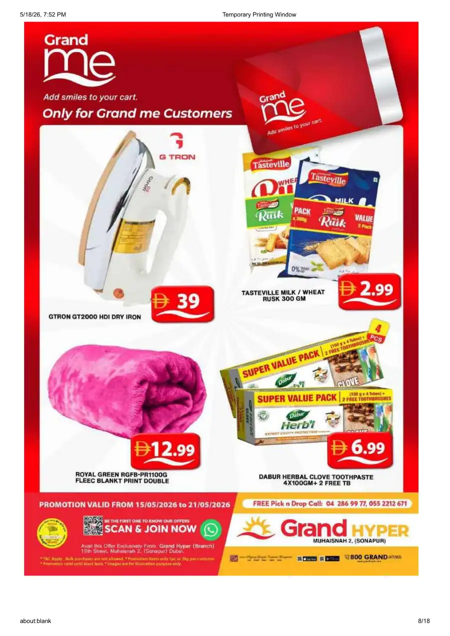 Grand Hyper Flying Deals | Offer Valid Till 21 May 2026 page 8