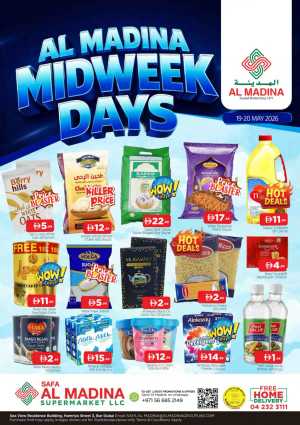 Al Madina Midweek Days Offers | 19-20 May 2026 flyer cover