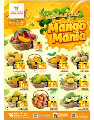 Mark & Save Mango Mania Offers | May 2026 flyer cover