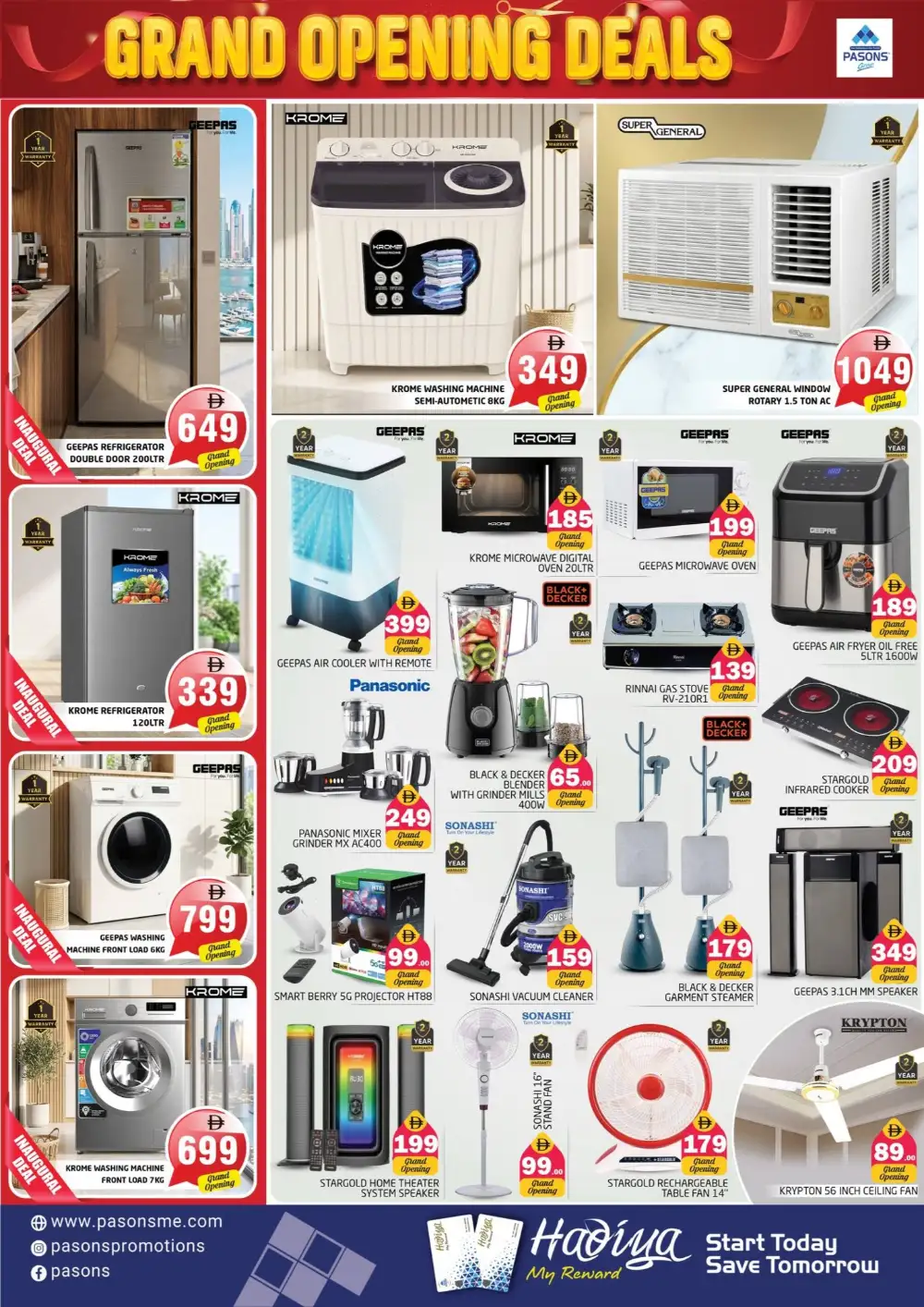 Pasons Grand Opening Offers | Up to 50% Off page 24