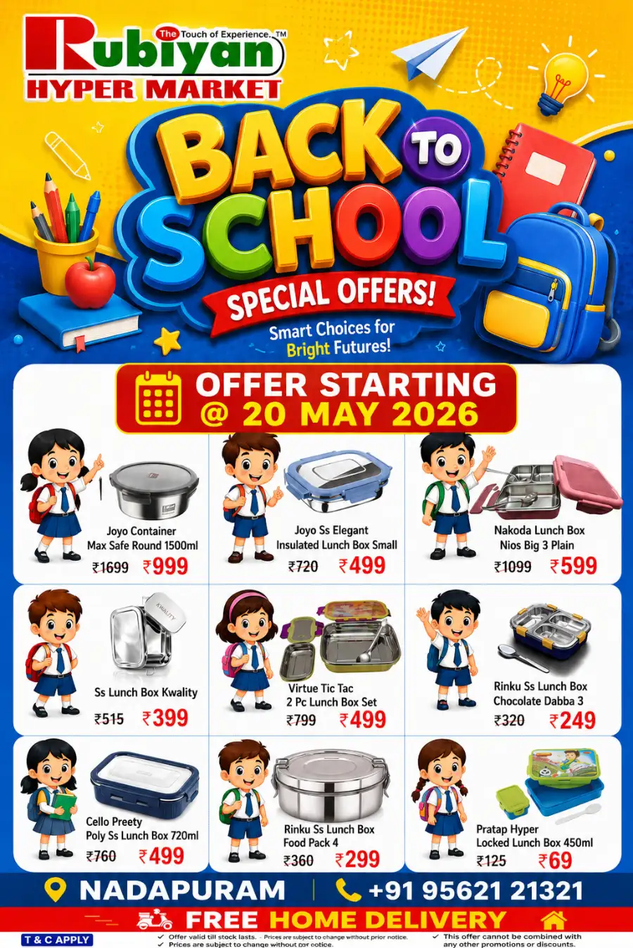 Back To School Offers 2026 | Nadapuram Store Sale page 1