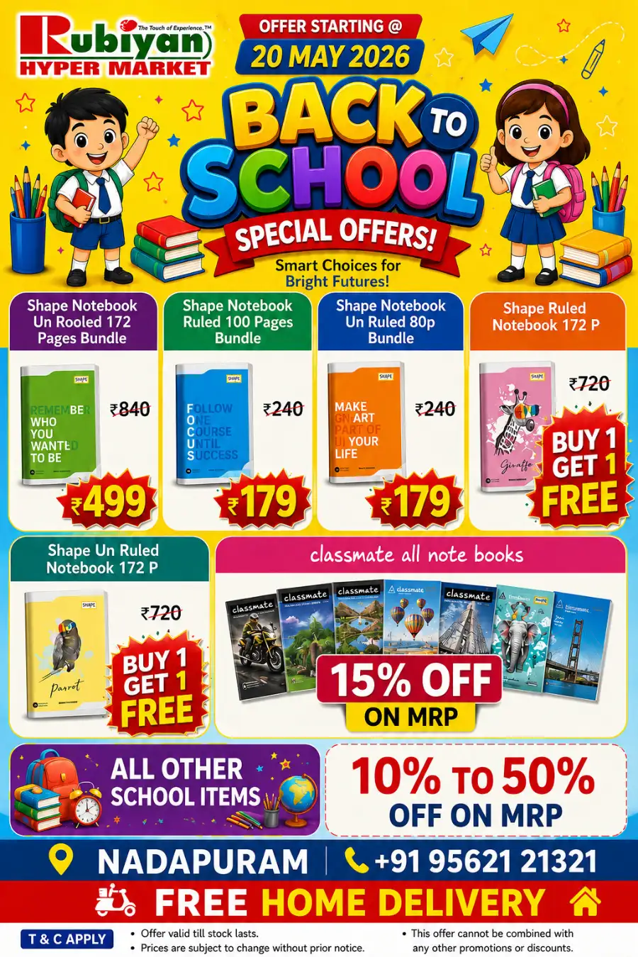 Back To School Offers 2026 | Nadapuram Store Sale page 4