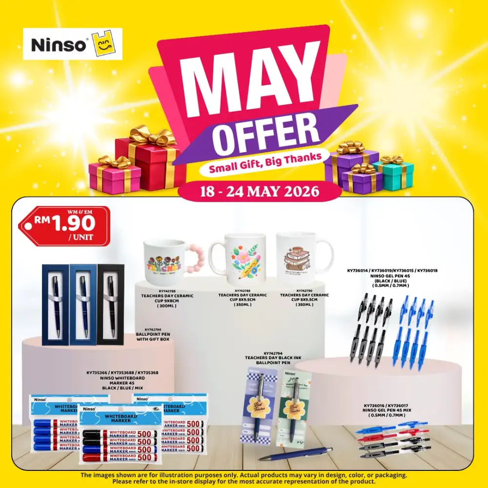 Ninso May Offers | Deals from RM0.50 2026 page 2