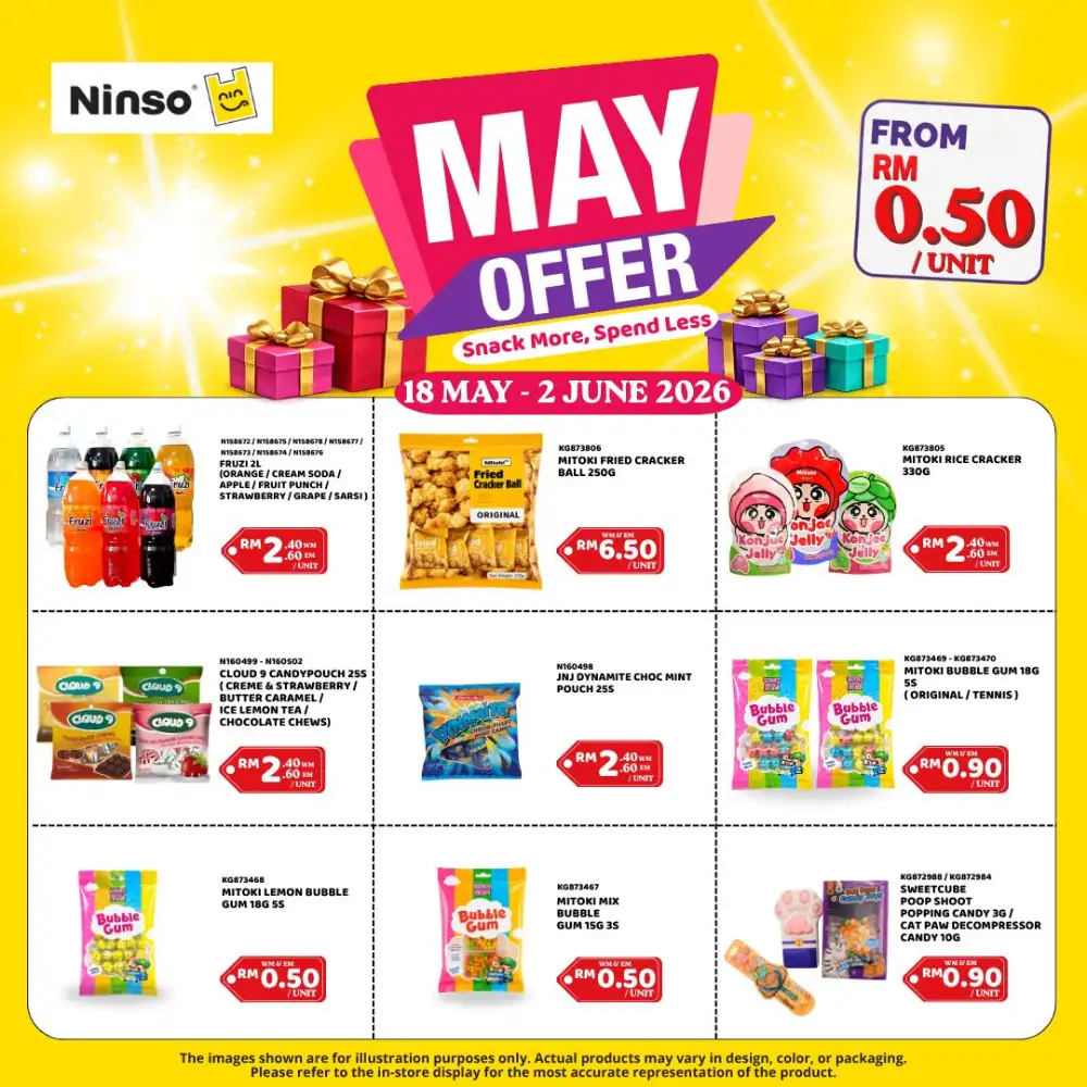 Ninso May Offers | Deals from RM0.50 2026 page 5